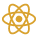 Zen Well Labs atomic symbol logo in gold