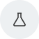 laboratory flask icon representing testing and analysis