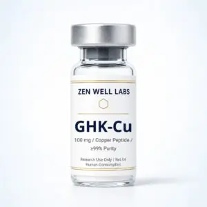 Zen Well Labs GHK-Cu 100MG research vial - for in vitro research use only
